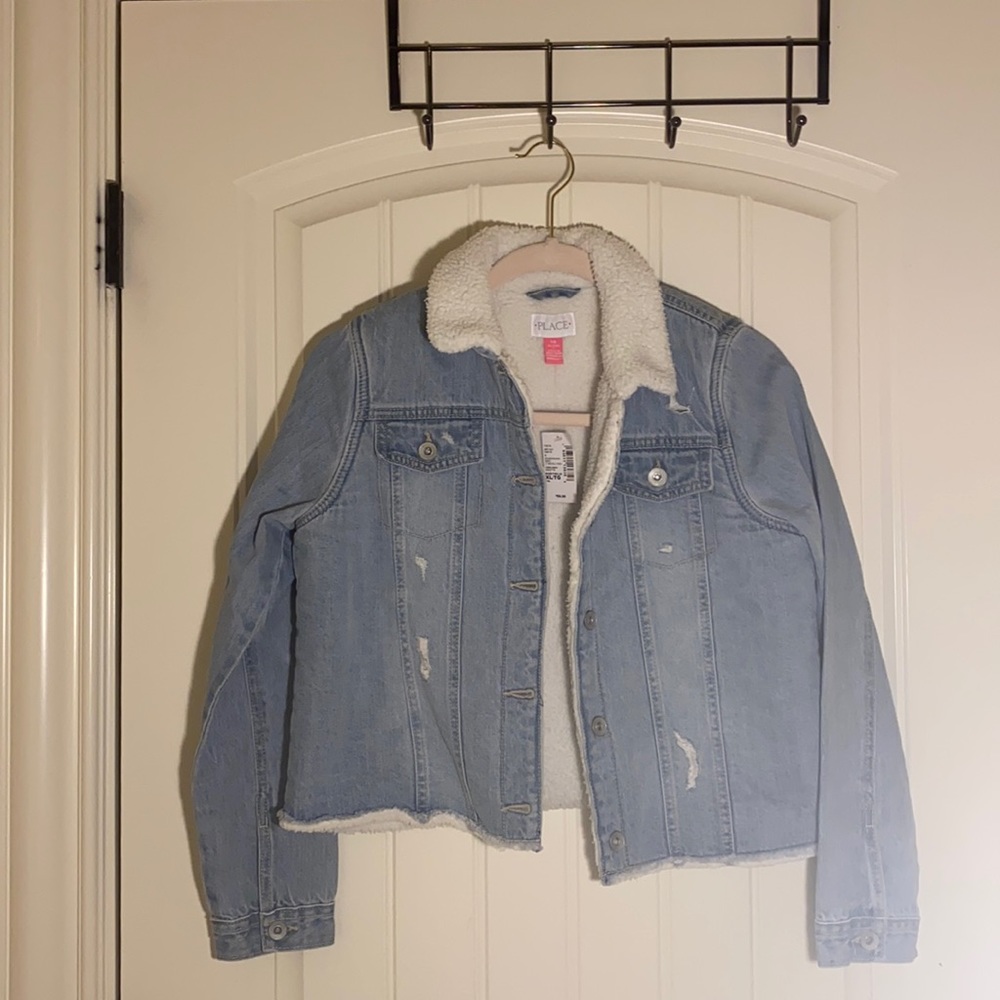 Cozy denim jacket